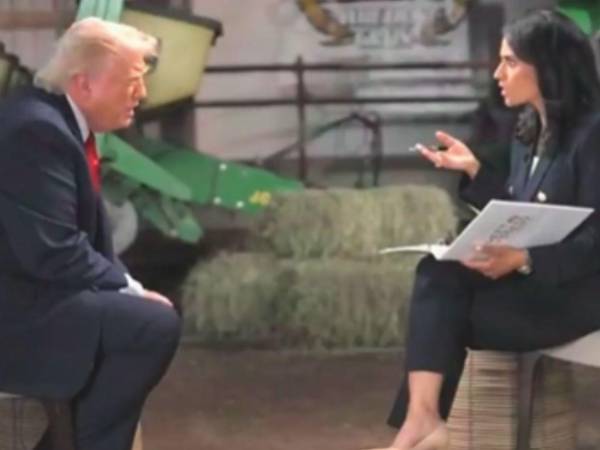 El presidente de Estados Unidos, Donald Trump, abandonó abruptamente una entrevista televisiva luego de protagonizar un fuerte intercambio con la periodista Kristen Welker, quien le solicitó pruebas sobre sus reiteradas denuncias de fraude electoral.