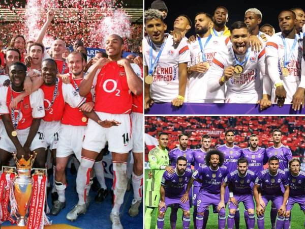 Real Madrid, Arsenal, AC Milan y Olimpia ya escribieron sus nombres con letras doradas en los récords invictos en la historia del fútbol