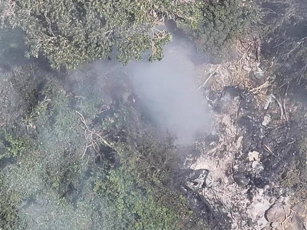 Testigos citados por medios locales aseguraron haber visto una columna de humo negro y llamas intensas en el lugar del impacto poco después de que la aeronave se precipitara.