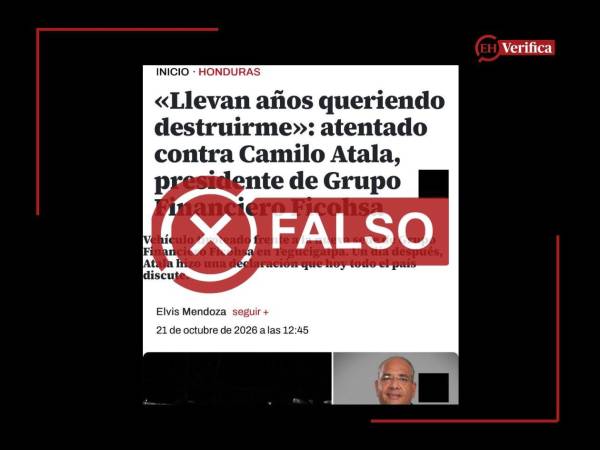 Captura de pantalla del contenido que suplanta la identidad de LA PRENSA, difundido desde el 23 de octubre de 2026 y adaptado a esta cartela.