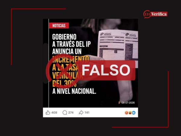 Captura de pantalla a una publicación de Facebook hecha el 9 de julio de 2026.