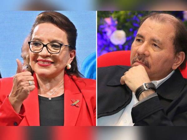 Xiomara Castro, presidenta de Honduras y Daniel Ortega, presidente de Nicaragua.