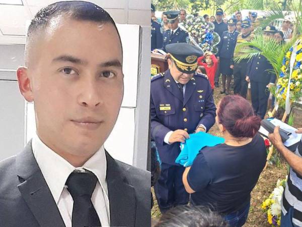 El Clase I póstumo de la Policía Nacional, Cristian Javier Chaver Domínguez, de 26 años, falleció esta semana en labores de investigación y ubicación de puntos de droga cuando ocurrió un enfrentamiento contra mareros.
