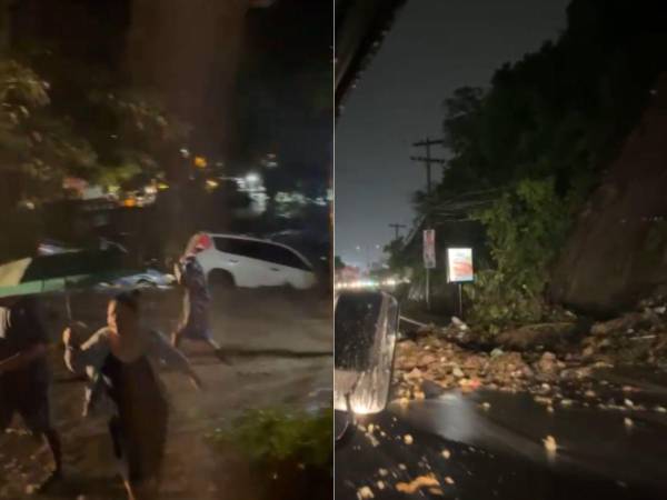 Capturas de pantalla de videos que muestran algunas tragedias en la capital y alrededores.