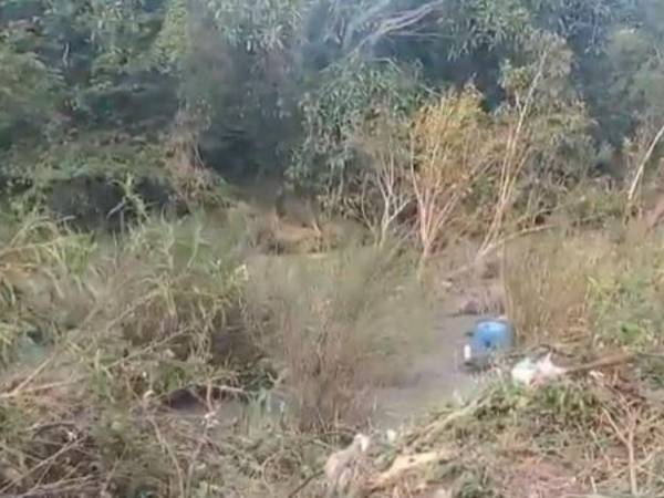 El cuerpo estaba a unos metros del río Choluteca.