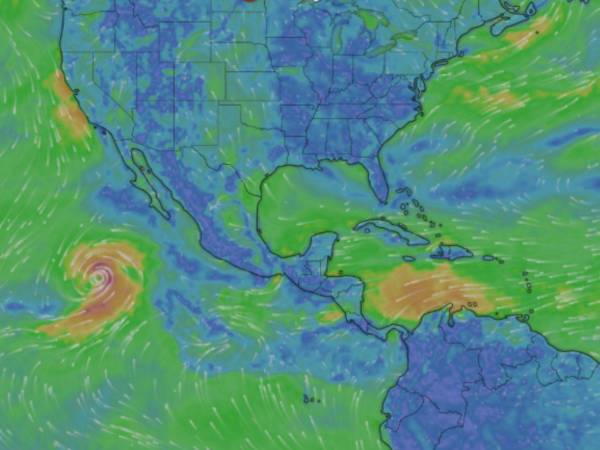 La tormenta tropical Élida se desplaza en el Pacífico Oriental y continuará alejándose del continente, según el monitoreo de Cenaos y Copeco.