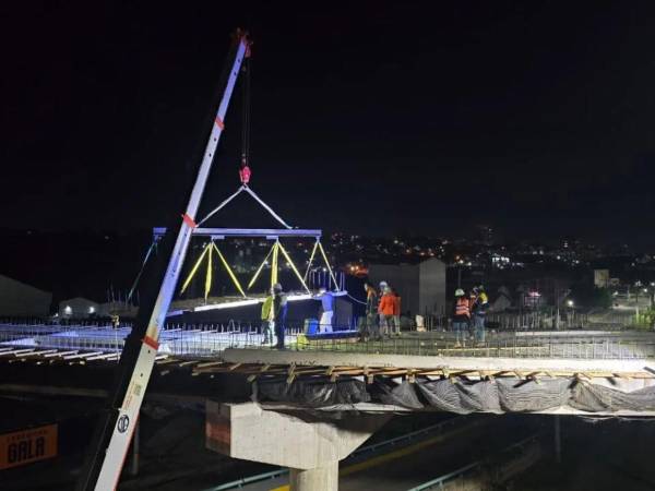 Desde el 15 de mayo de 2026, los equipos trabajan en la reconstrucción del puente Juan Manuel Gálvez, una obra que ya registra un 75% de avance físico.