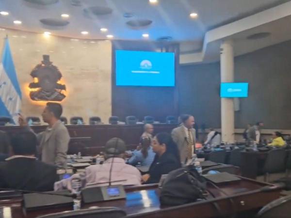 Ni los miembros de la Junta Directiva se han instalado en sus curules. La sesión ya lleva dos horas de retraso al filo de este mediodía.