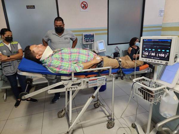 Juan Ramón Flores se accidentó la noche del pasado martes en Olancho.