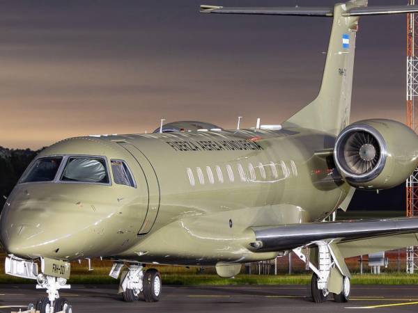 Así luce actualmente el avión presidencial, aeronave que se encuentra en Estados Unidos.