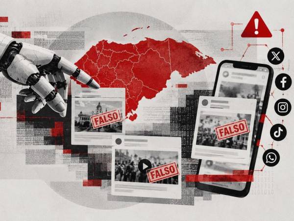 La inteligencia artificial amplía las formas de desinformar en Honduras mediante imágenes creadas, videos generados y contenidos reales manipulados para presentar hechos falsos como auténticos.