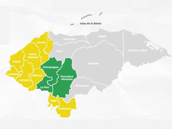 Francisco Morazán permanece bajo alerta verde por 24 horas más.