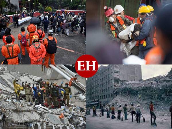 Una trágica casualidad mantiene de luto a México: tres sismos mortales en la misma fecha pero en distinto año les hace temer al futuro. Si el 19 de septiembre ya era sinónimo de dolor y angustia para los mexicanos, este lunes esos sentimientos se reafirmaron tras sufrir un sismo de magnitud 7,7 en la escala de Richter, recordando las tragedias del 1985 y 2017. Estas son las imágenes de los tres eventos naturales.