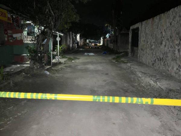 La pareja fue atacada a disparos en una de las calles de la colonia Reparto Los Ángeles de San Pedro Sula.