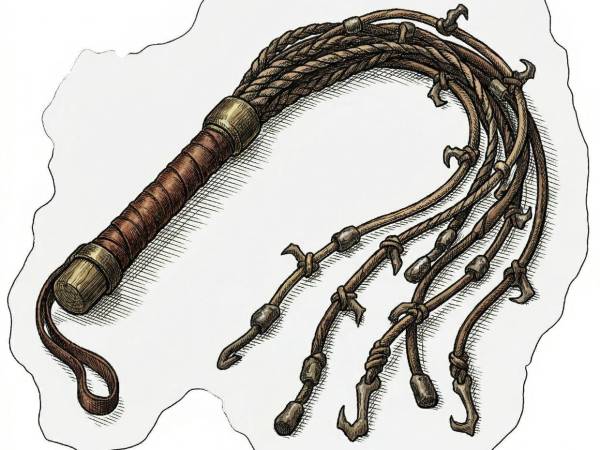 Cada golpe del látigo le arrancaba pedazos de piel. En cada latigazo solo se escuchaban suaves gemidos de dolor.