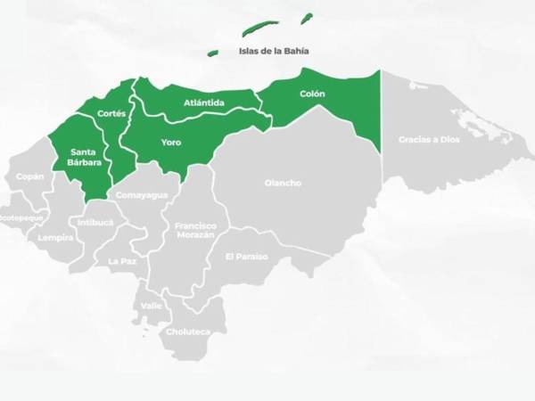 Seis departamentos permanecerán bajo alerta verde por 48 horas.