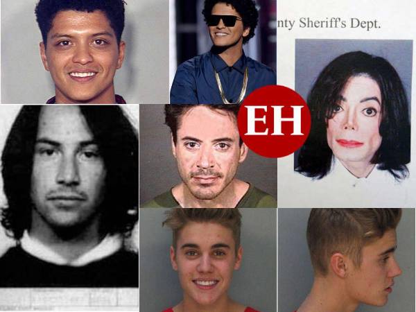 Acostumbrados a posar ante las cámaras en las alfombras rojas más glamurosas del mundo, en algún momento de su vida debieron dejarse fotografiar por la policía. Desde Michael Jackson, Justin Bieber, Paris Hilton, Keany Reeves y otras personalidades, estas son las fichas policiales de los famosos.