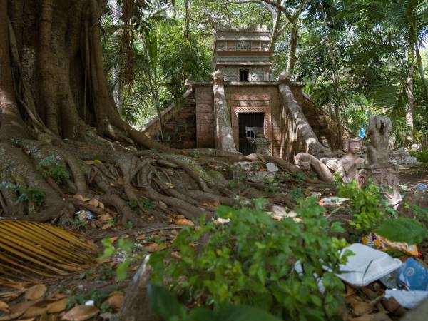 La Concordia, parque cultural, lucha por sobrevivir entre basura y vandalismo