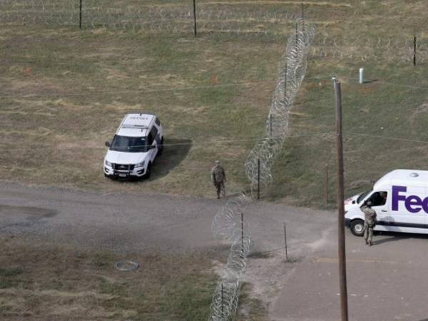La frontera de Estados Unidos con México se encuentra cerrada y resguardada. Foto: Agencia AFP