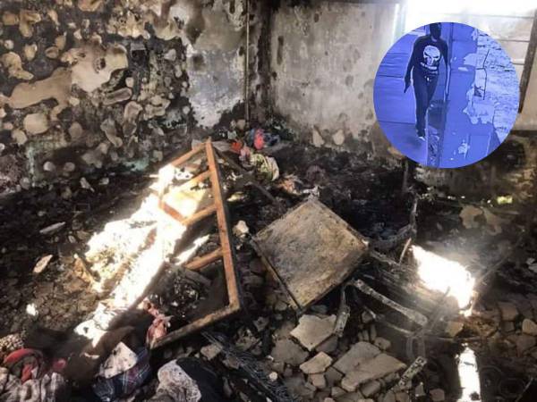 Así quedó una de las celdas de las reclusas.