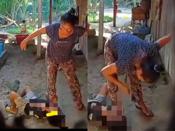 Un video se viralizó en redes sociales mostrando a la madre agrediendo a su hijo. Aquí las fuertes imágenes.