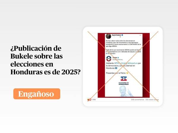 Captura de pantalla a una publicación de Facebook hecha el 10 de octubre de 2025, adaptada a esta cartela