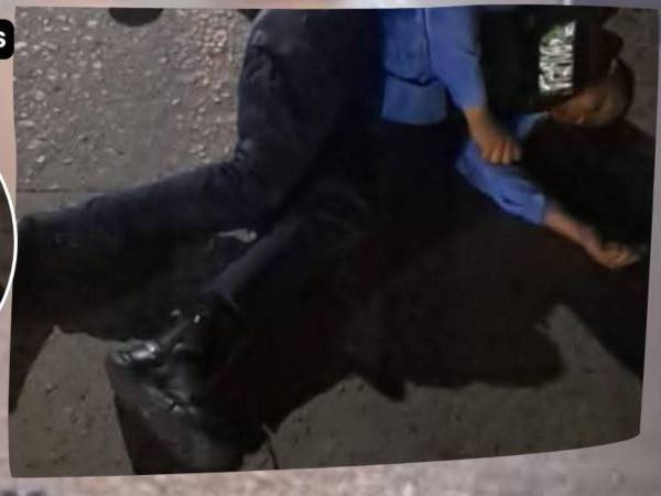 Un conductor fue detenido por las autoridades tras impactar con su camioneta a dos policías que realizaban labores de patrullaje la noche del domingo en San Pedro Sula.