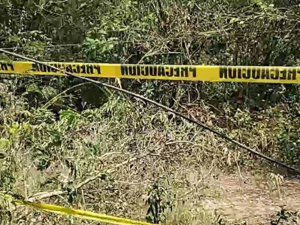Las autoridades aún no han logrado identificar a la víctima que fue hallada desmembrada en Villanueva, Cortés.