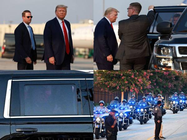 El expresidente de Estados Unidos, Donald Trump, viajó este jueves hacia Atlanta para entregarse ante la justicia del estado de Georgia, la cual lo acusa de haber manipulado las elecciones de 2020. El exmandatario fue trasladado a prisión bajo un fuerte dispositivo de seguridad y un fuerte asedio mediático.