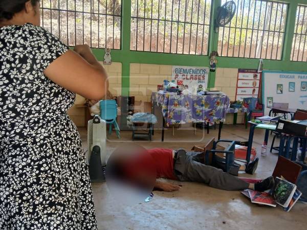 Foto de la escena donde falleció el director y docente Alex Castro, docente en Nacaome, Valle.