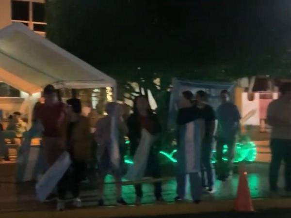 La manifestación se realizó frente al distrito hotelero de la colonia Palmira.