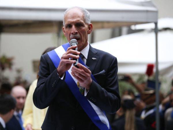 Nasry Asfura tras ser juramentado como presidente de Honduras este martes 27 de enero.