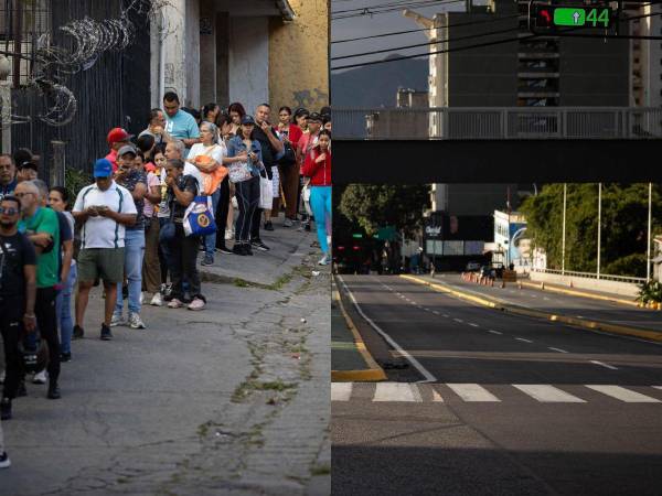 Un día después del ataque de EE.UU, algunos puntos de esta capital y otras zonas aledañas amanecieron totalmente solitarios y otros con largas filas para realizar las compras en los supermercado. Aquí las imágenes: