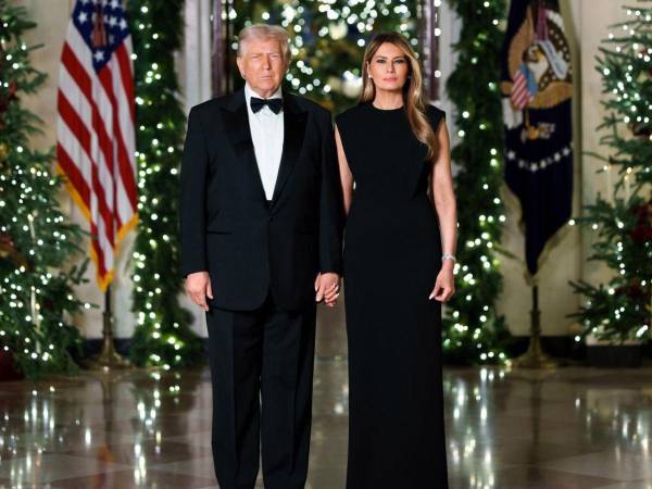 La imagen fue tomada el pasado domingo 7 de diciembre por Andrea Hanks, una de las fotógrafas oficiales del mandatario, en el Cross Hall de la Casa Blanca.