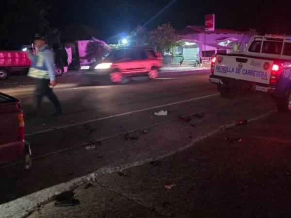 El accidente generó un fuerte congestionamiento en la salida al sur.