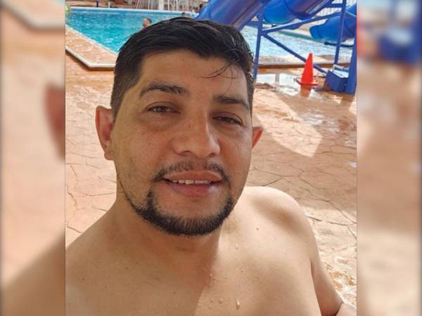Esta es la foto en vida de Óscar Fernando Contreras Cruz, quien murió de varios disparos en el estacionamiento de un balneario en Gracias, Lempira.