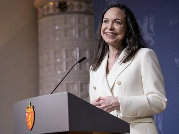 María Corina Machado salió de Venezuela el pasado diciembre para recibir en Noruega la medalla del Premio Nobel de la Paz.