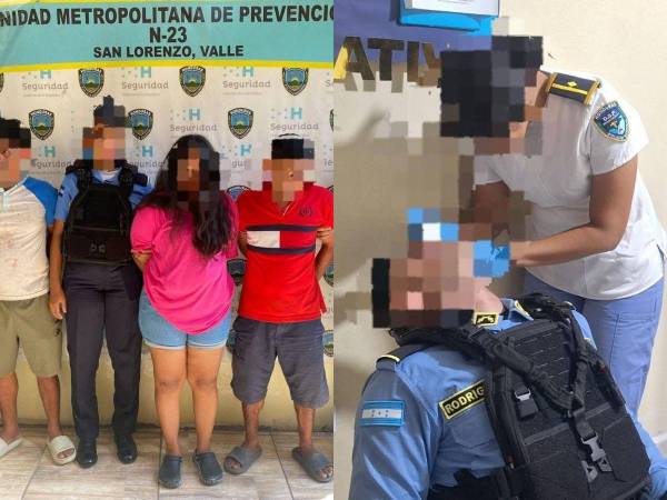 Agentes de la Policía Nacional llegaron a un barrio de San Lorenzo, Valle, tras recibir una denuncia al Sistema de Emergencias 911 sobre un presunto incidente que involucraba a una mujer.