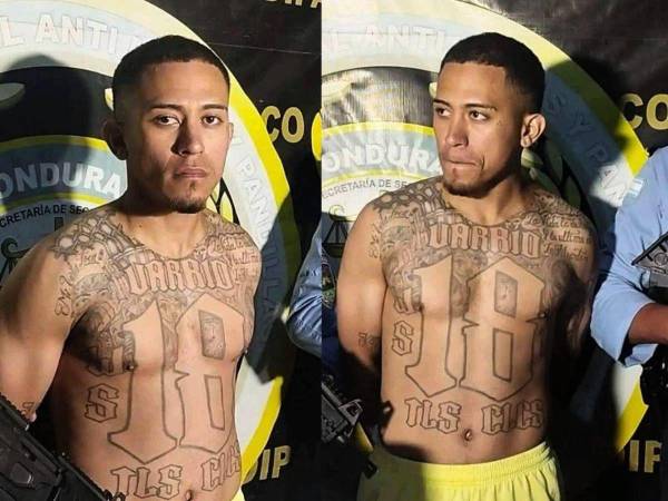 Con el número 18 plasmado en su pecho, “El Mensajero” supuestamnete formaba parte de una de las estructuras criminales más peligrosas de Honduras. Sobre él pesaba un amplio historial delictivo.