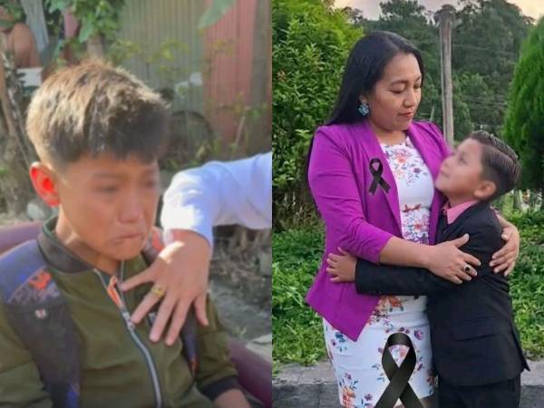 El pequeño Kenneth Alejandro Gutiérrez vio morir a su madre y a su hermanito de seis años el mismo día de su cumpleaños.