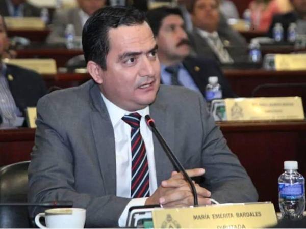 Mario Pérez, diputado de la bancada del Partido Nacional, durante una sesión en el Congreso Nacional en 2023.