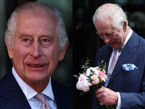 El <b>rey</b> Carlos III hizo su primera aparición oficial en público en Londres desde que fue diagnosticado con cáncer en febrero y después de que los médicos afirmaron estar “muy animados” por el avance de su tratamiento. A continuación, las fotografías.