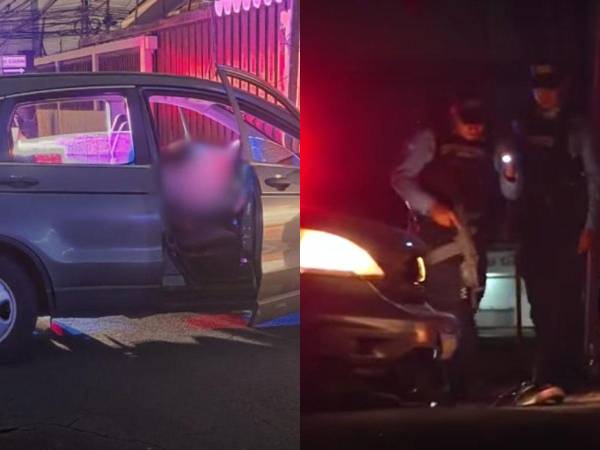 En horas de la madrugada de este lunes 18 de agosto, un hombre fue atacado a balazos mientras se conducía en su propio vehículo en la transitada zona capitalina.