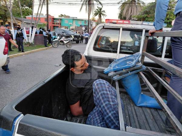 Frustran asalto en La Ceiba: balacera deja una banda desarticulada y un herido.