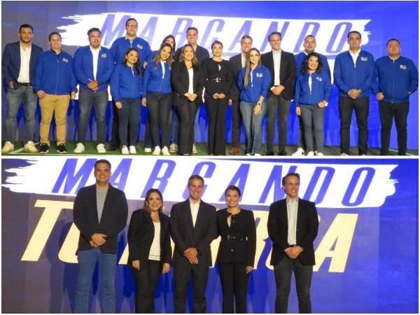 Ejecutivos de Tigo en el lanzamiento de la transmisión del Mundial FIFA 2026. Tigo transmitirá los 104 partidos del Mundial FIFA 2026 a través de Tigo Sports.