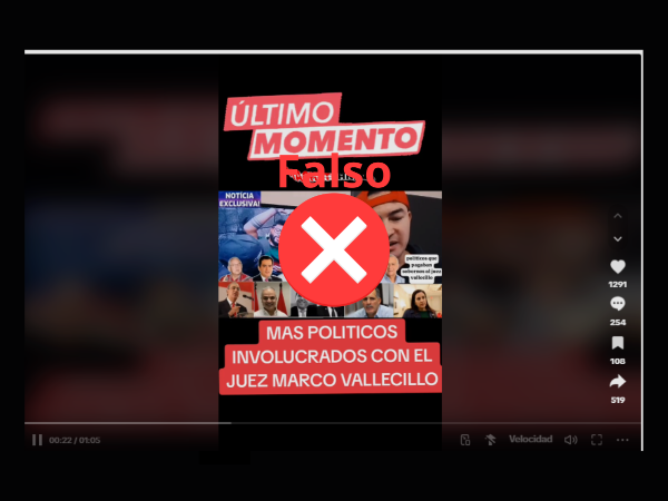 Captura de pantalla a una publicación de TikTok realizada el 22 de agosto de 2024.