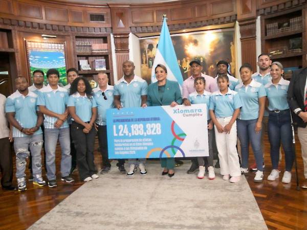 Castro aseguró que en sus años de gobierno, el Comité Olímpico ha recibido al rededor de 58.2 millones de lempiras.