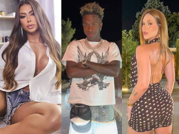 La modelo Anna Carolina Silva (izq) expusó a Vinicius ante los medios brasileños luego de que se conociera su relación con Virginia Fonseca (der), la cual no duró mucho por los comportamientos del futbolista. ¿Fue infiel?