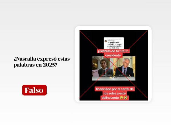 Captura de pantalla a una publicación de TikTok hecha el 13 de noviembre de 2025, adaptada a esta cartela.