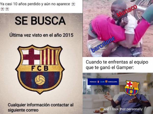 Estos son los crueles memes contra el FC Barcelona tras la derrota ante el Mónaco por la fecha 1 de la fase de liga de la Champions. Nadie se salva.